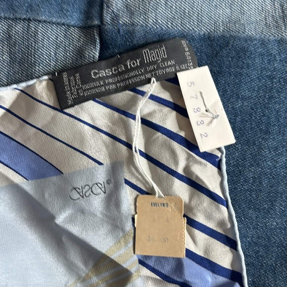 Casca for Magid Vintage Floral Silk Scarf, NWT - Picture 3 of 5